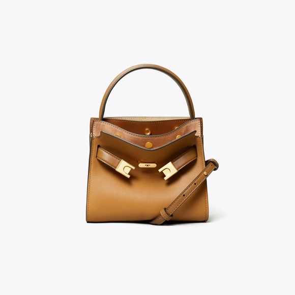Tory Burch Handbags - Tory Burch Petite Double Lee Tiramisu 77257 NWT